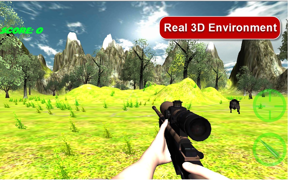 Sniper Boar Hunting 3D截图1