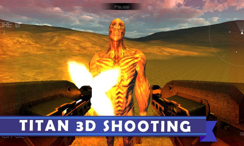 Titan 3D Shooting Amor Attack截图1