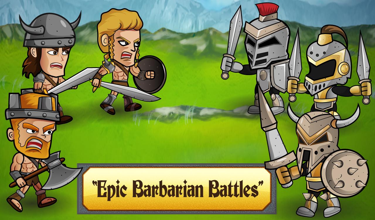 THE HORDE BARBARIAN VS KNIGHT截图2