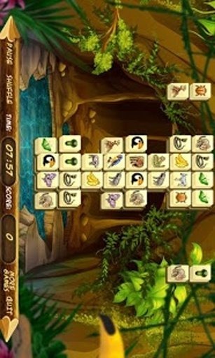 Jungle Animals Mahjong Free截图2