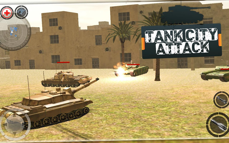 坦克攻击城市截图5