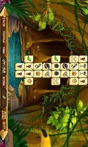 Jungle Animals Mahjong Free截图4