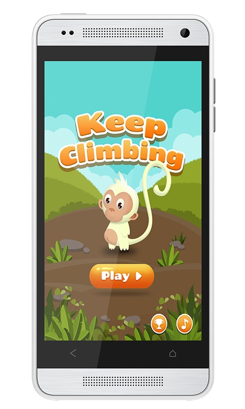 猴子保持跳躍 : Monkey Keep Climbing截图1