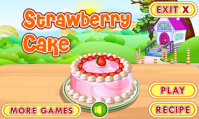 草莓蛋糕烹饪截图1