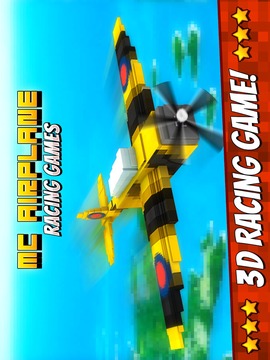 像素飞行 MC Airplane Racing Games截图