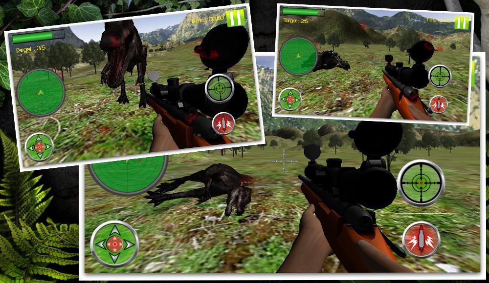 丛林狩猎恐龙 - 3D截图4