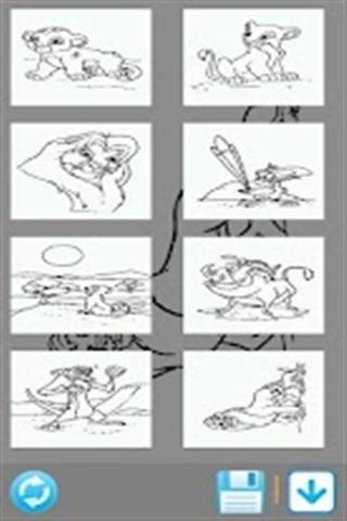 Lion King Coloring for Kids截图2