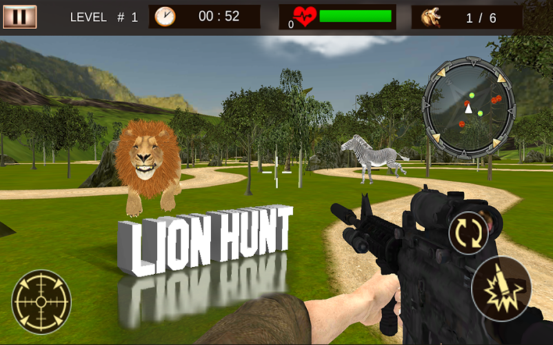 狮子狩猎3D截图5