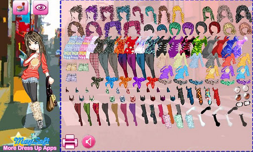 Dressup Fashion Peach Girl Lite截图3