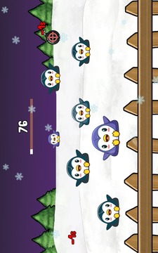 企鹅打雪仗截图