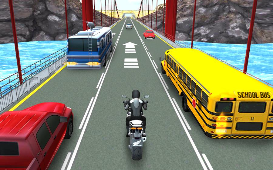 摩托赛车交通（3D）截图5
