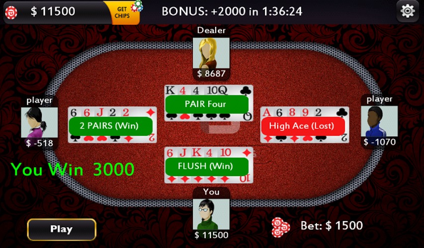 Card Poker game截图5