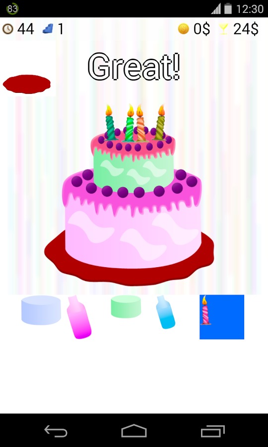 生日蛋糕游戏截图3