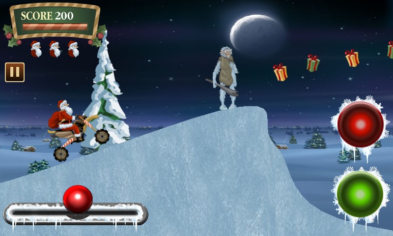 圣诞老人:骑车游戏截图4