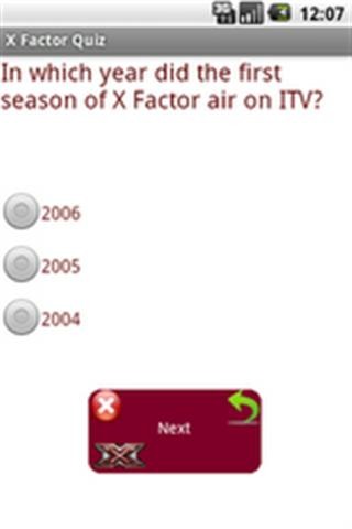 X Factor测试截图1