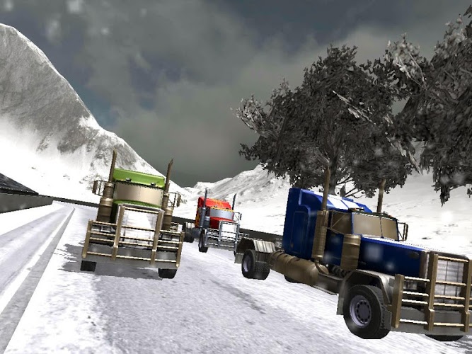 雪道卡车赛3D截图3