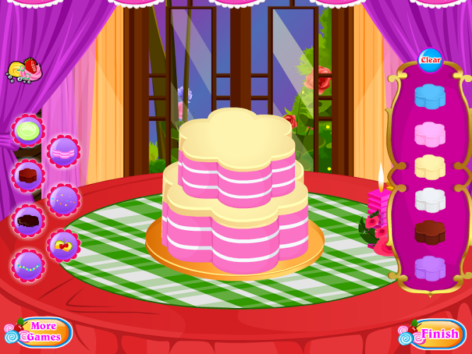 蛋糕装饰女孩子的游戏截图4