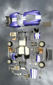 3D汽车拆解截图