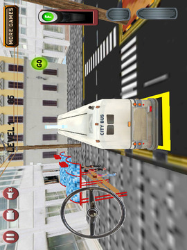 城市公交车，停车场3D游戏截图