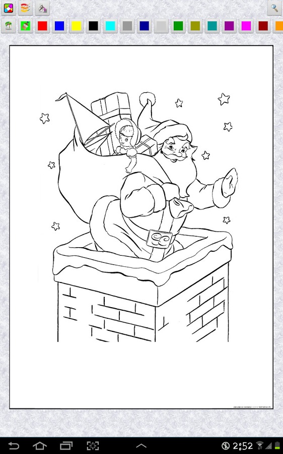 Merry Christmas Coloring Pages HD截图4