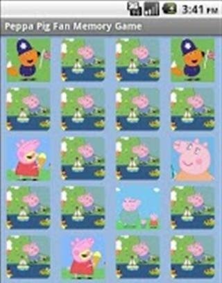 Peppa Pig Fan Memory Game截图3