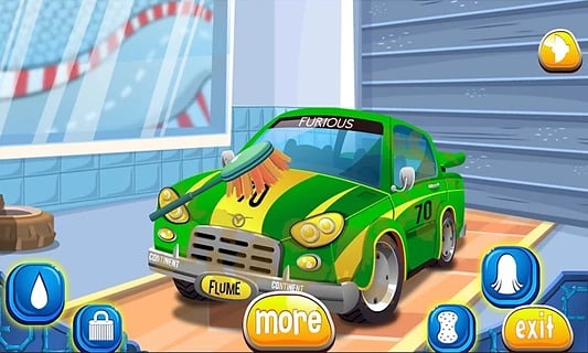 sports car washing games free截图5