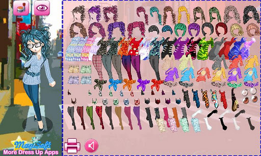 Dressup Fashion Peach Girl Lite截图2