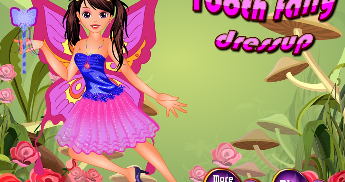 仙女换装 Tooth Fairy Dressup Girl Game截图3