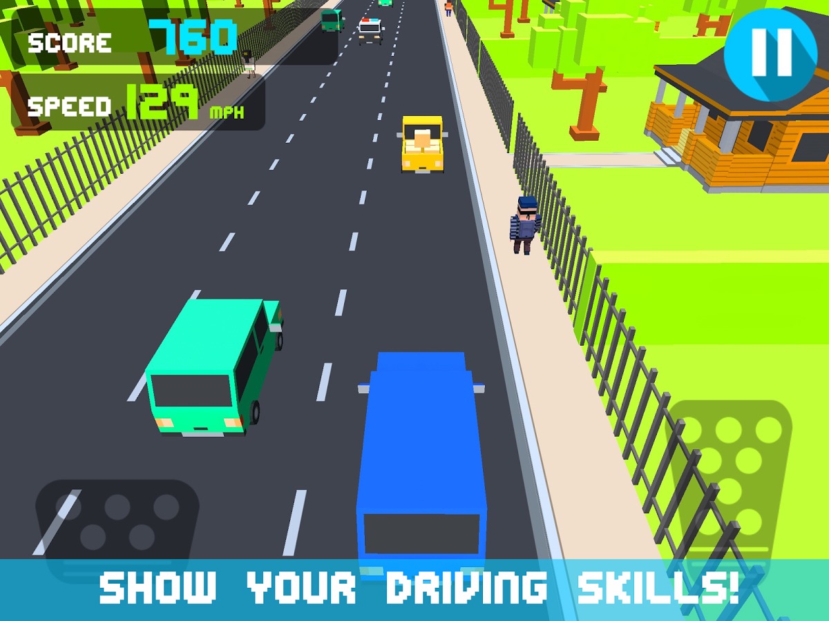 像素游戏：公路飚车截图4
