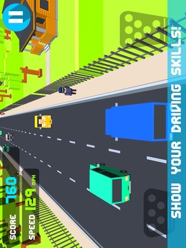 像素游戏：公路飚车截图