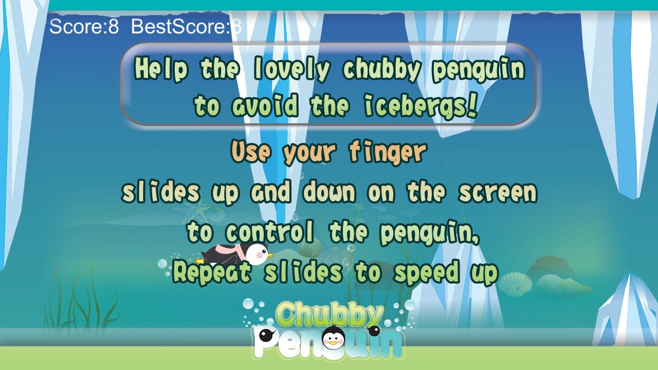 Chubby Penguin 企鹅勇闯冰山截图2