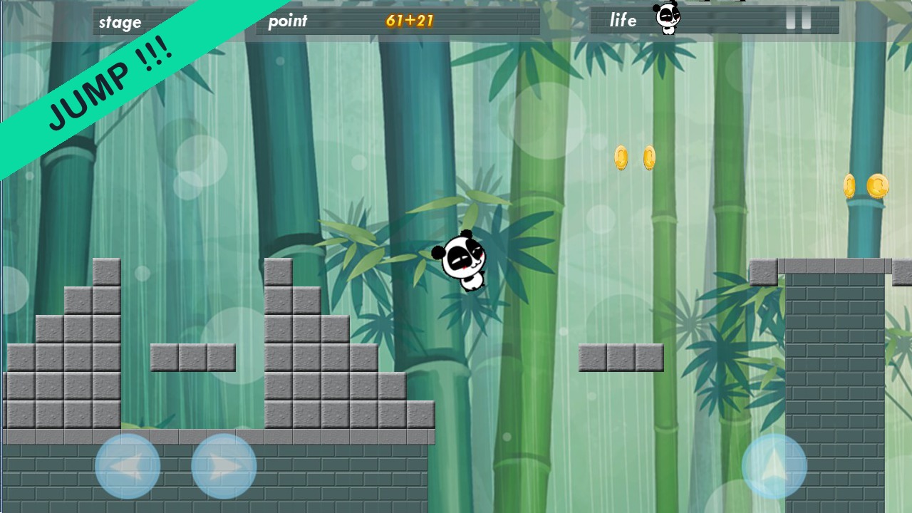 Jungle Panda Run HD截图2