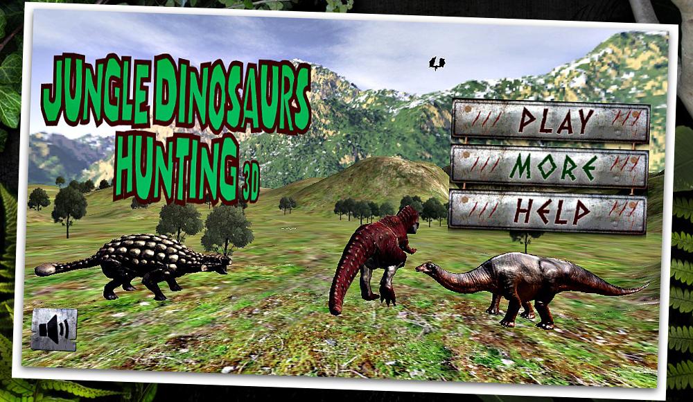 丛林狩猎恐龙 - 3D截图1