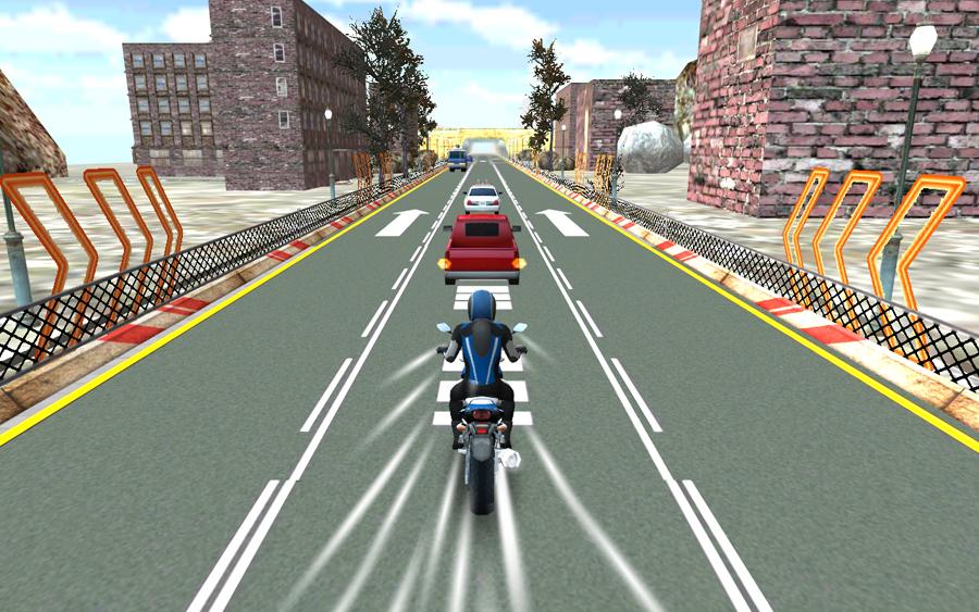 摩托赛车交通（3D）截图4