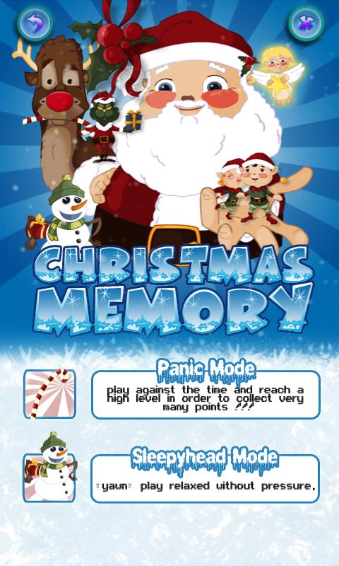 圣诞节记忆力游戏 Christmas Memory截图1