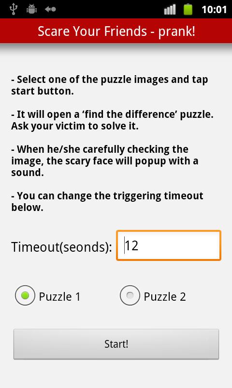 吓你的朋友 - 恶作剧！截图1