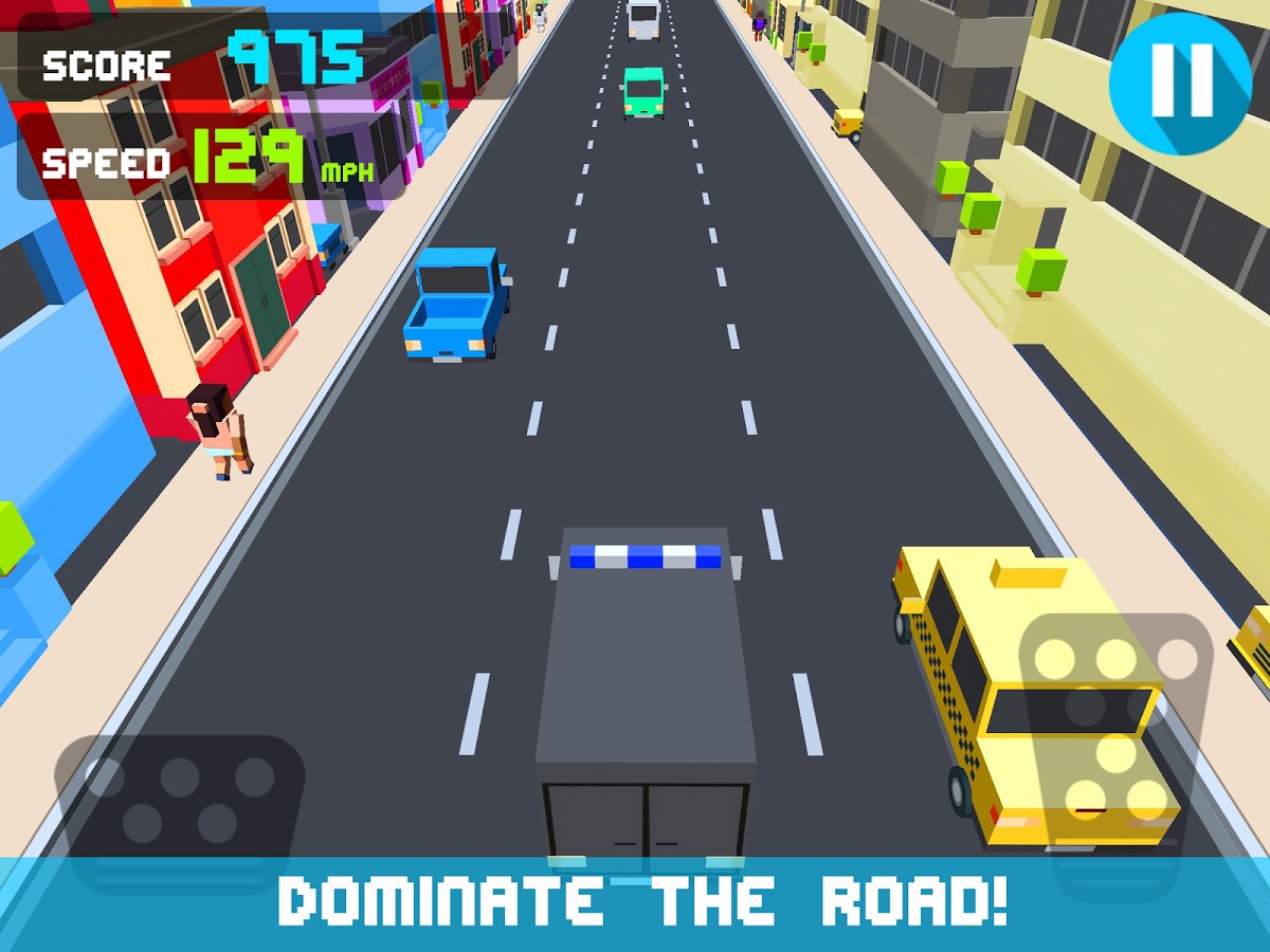 像素游戏：公路飚车截图2