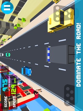 像素游戏：公路飚车截图