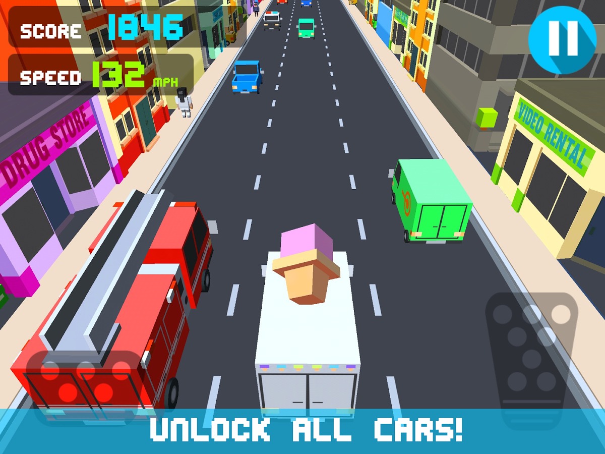 像素游戏：公路飚车截图5