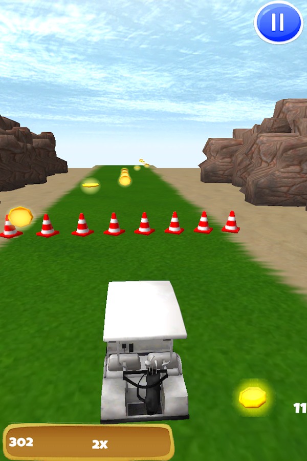 高尔夫球车车手：球童比赛3D截图4