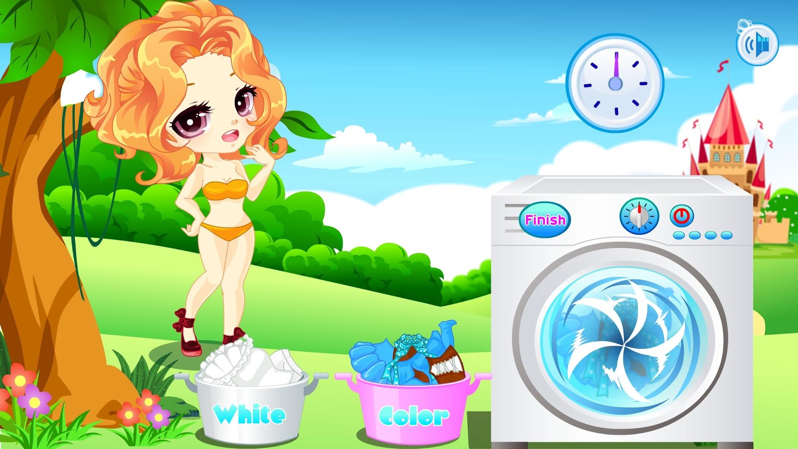 小公主洗衣服截图2