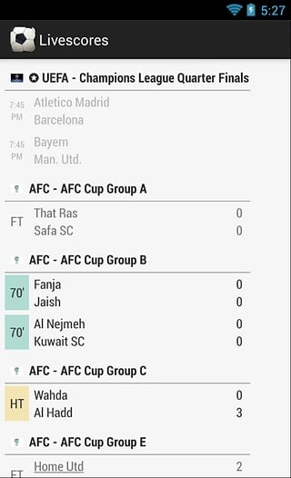 Soccer Live Scores截图5
