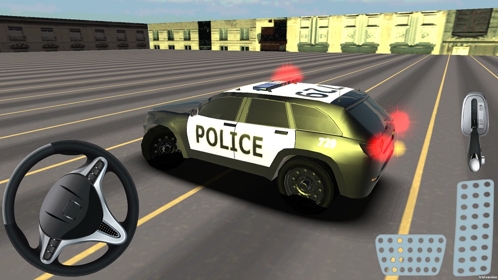 警车停车3D截图2