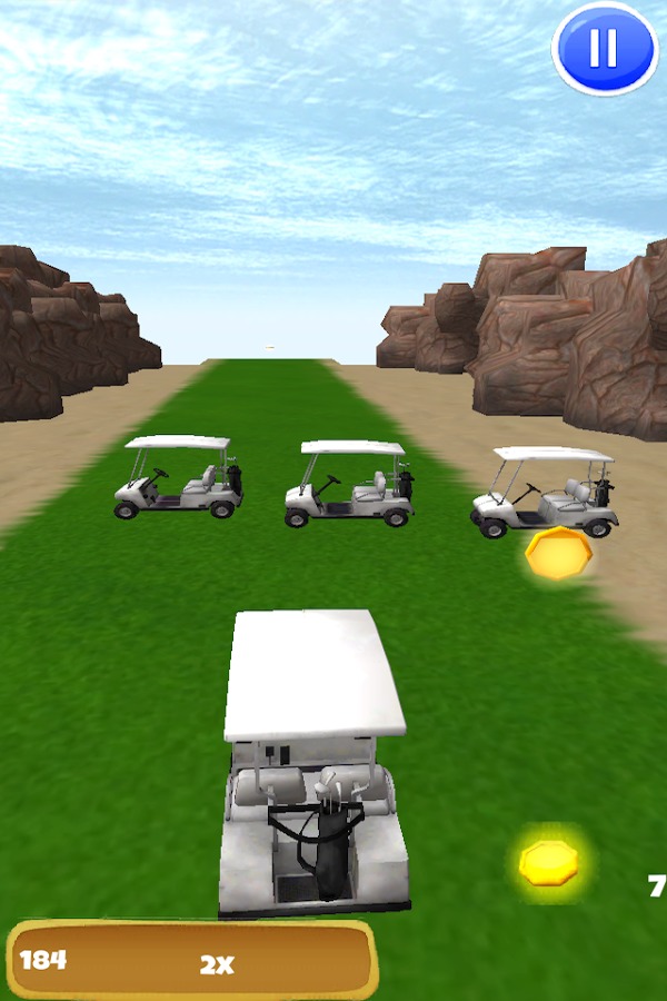 高尔夫球车车手：球童比赛3D截图2