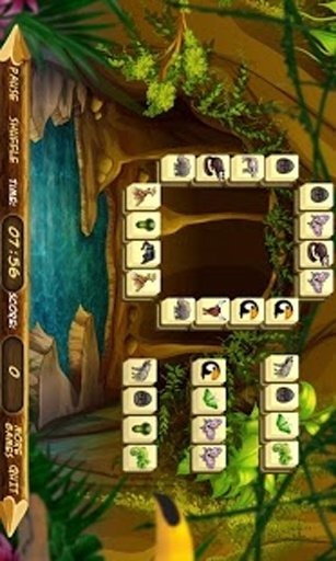 Jungle Animals Mahjong Free截图5