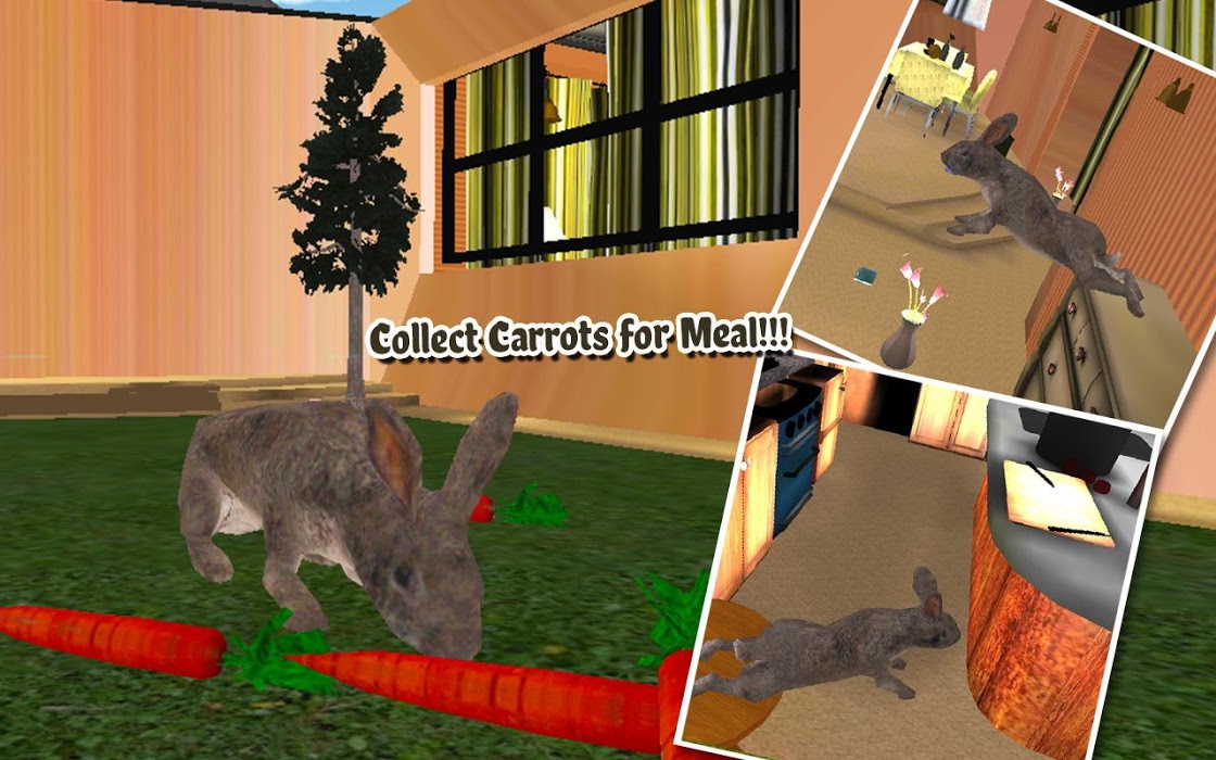 宠物兔VS狗攻击3D截图3