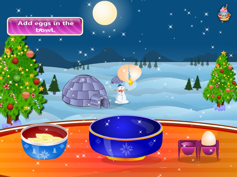 圣诞蛋糕 - 烹饪游戏截图2