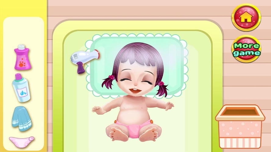 宝宝洗澡游戏截图3