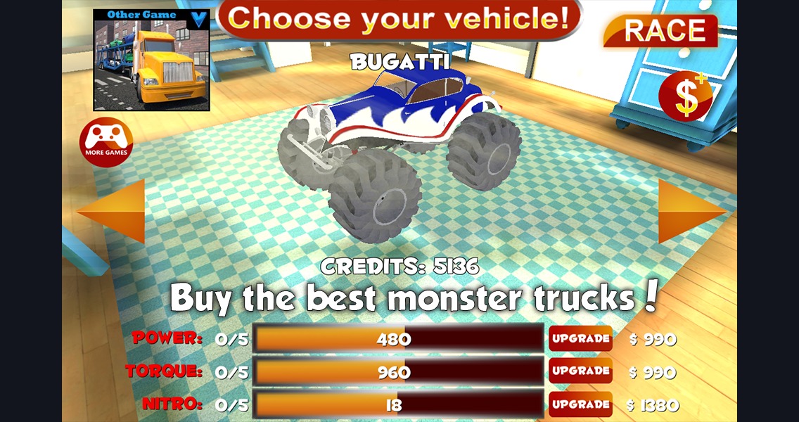 RC怪物卡车特技3D截图5