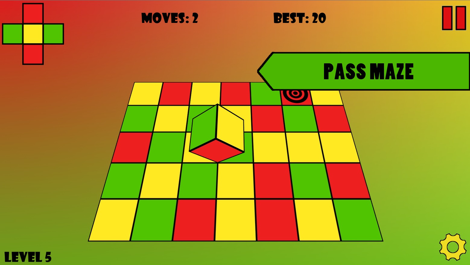彩色方块迷宫3D截图1